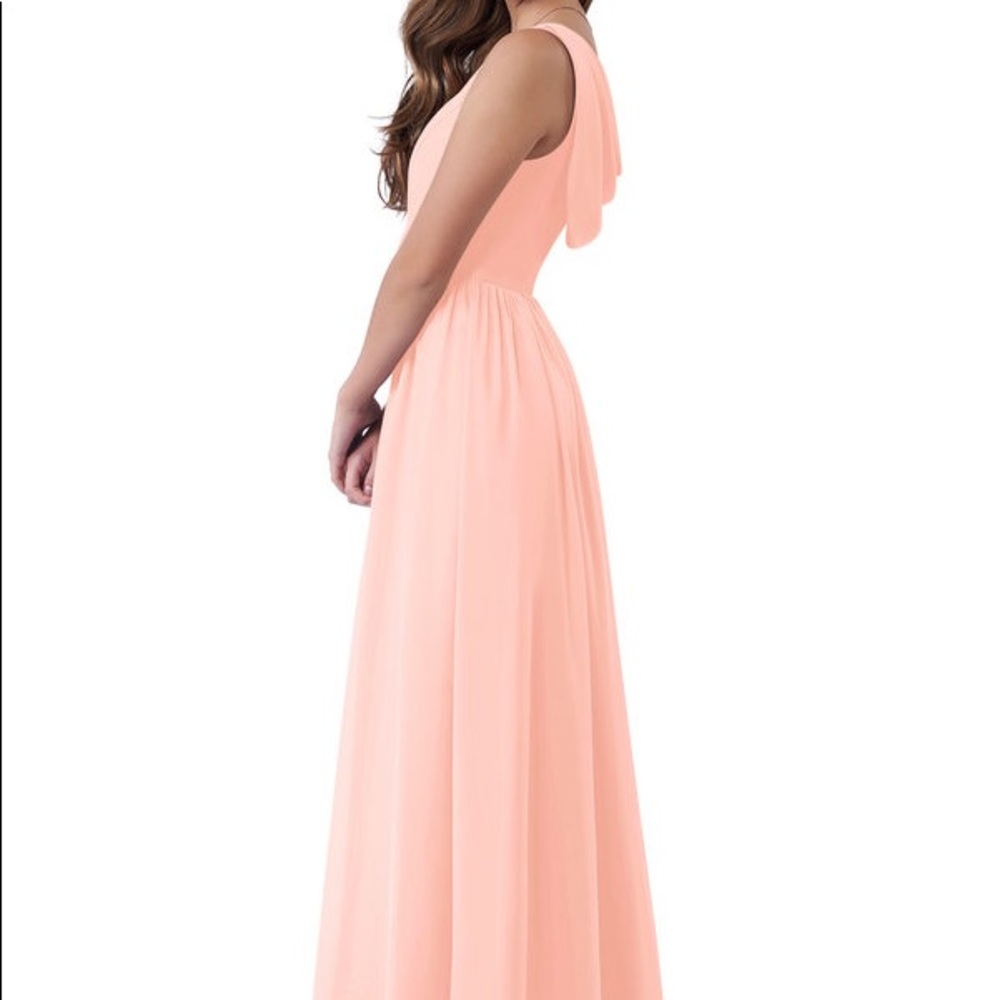 Azazie Junior Bridesmaid Dress Coral